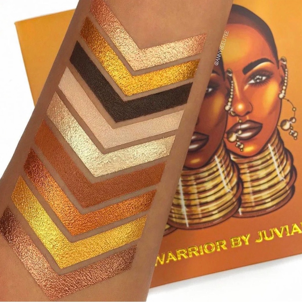 Juvia's Place Warrior Palette - Vibrant Gold and Bronze Hues